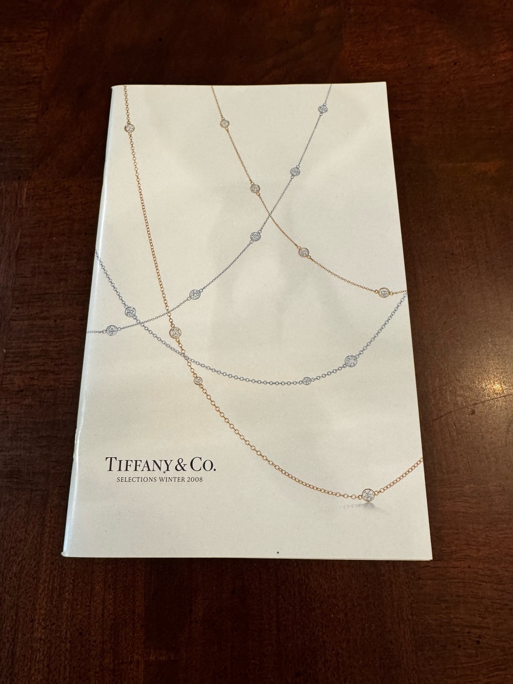 Tiffany & Co. Selections Winter 2008 Printing Advertising Jewelry Catalog Prices
